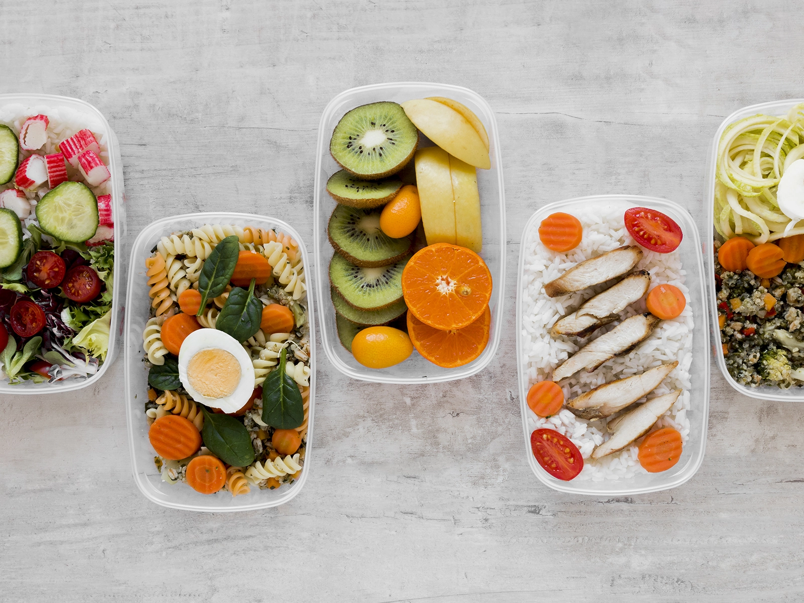 Image article de blog - tupperwares avec repas préparés